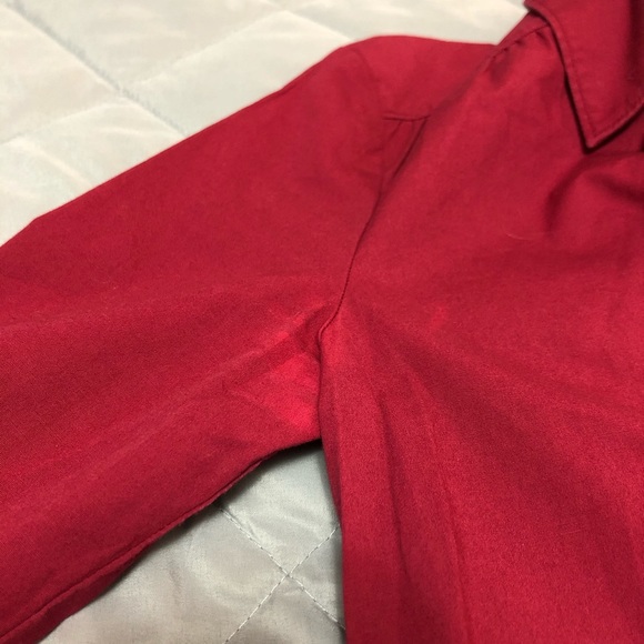 Vintage Red Button Down - Picture 4 of 4